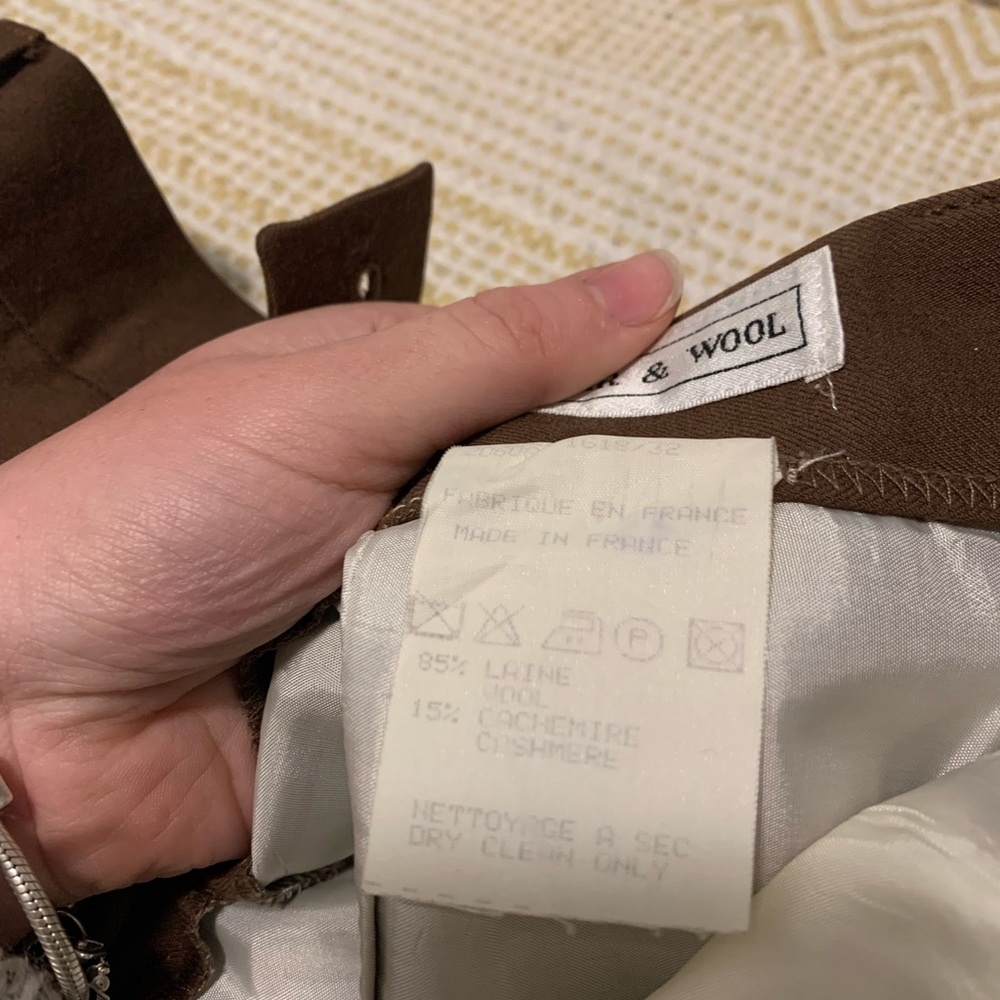Burberry. Authentic. Wool and cashmere trousers. Size 10 - Picture 5 of 12